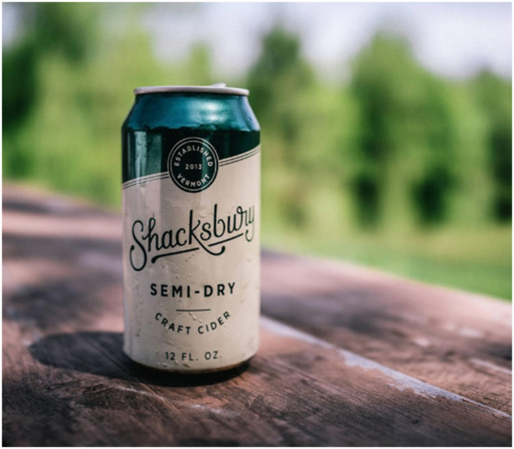 shacksbury semi dry cider cans cellar335
