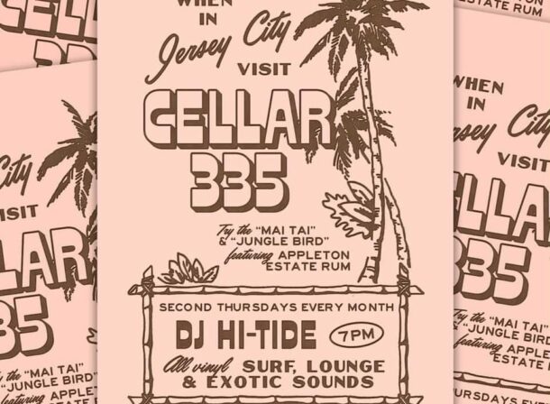 DJ hi tide surf lounge and exotic sounds - Cellar 335 Jersey City